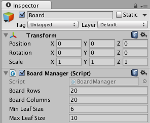 Variables in editor